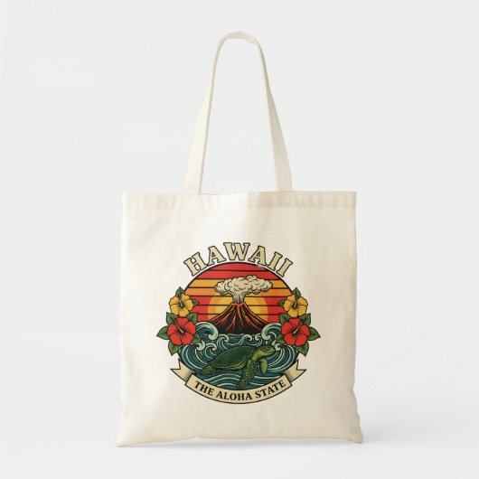 Hawaii: De Aloha Staat Tote Bag (Voorkant)