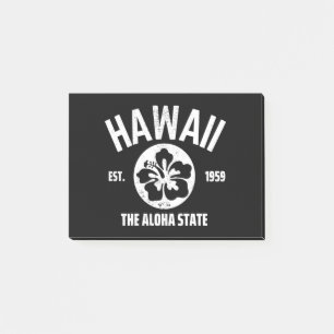 Hawaii De Aloha Staat Vintage Staat Grafisch Post-it® Notes