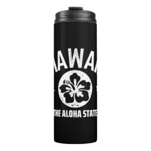 Hawaii De Aloha Staat Vintage Staat Grafisch Thermosbeker
