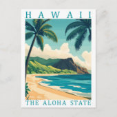 Hawaii de Aloha State USA Travel Place Briefkaart (Voorkant)