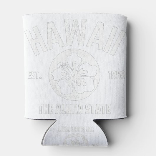 Hawaii De  staat Aloha Grafisch Blikjeskoeler (Achterkant)