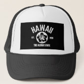 Hawaii De staat Aloha Grafisch Trucker Pet (Voorkant)