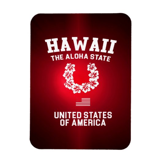 Hawaii de staat Aloha Magneet (Verticaal)