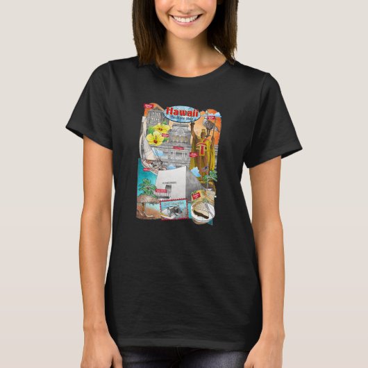 Hawaii de staat Aloha T-shirt (Voorkant)