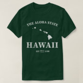 Hawaii de staat Aloha T-shirt (Design voorkant)