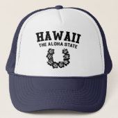 Hawaii de staat Aloha Trucker Pet (Voorkant)