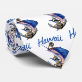 Hawaii Deep Zee Gevist Stropdas (Opgerold)