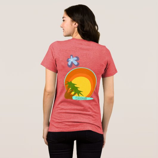 Hawaii Destination Vacation Shirt (Achterkant volledig)