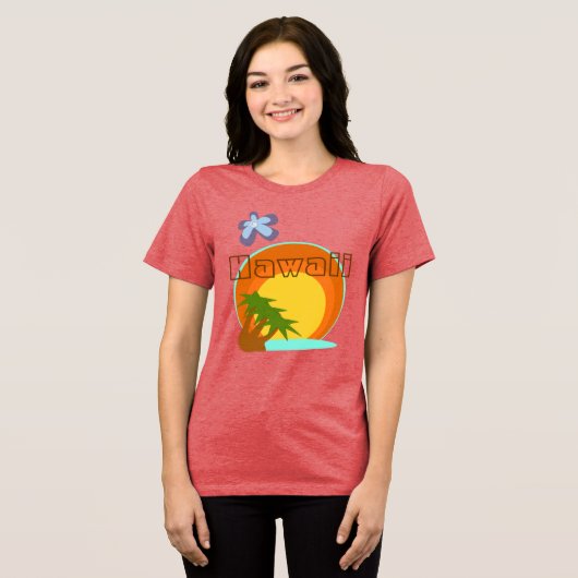 Hawaii Destination Vacation Shirt (Voorkant volledig)