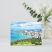 Hawaii Diamond Briefkaart (Staand voorkant)