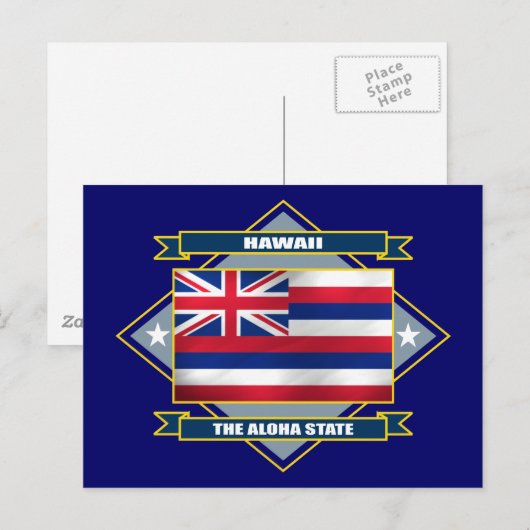 Hawaii Diamond Briefkaart (Voorkant / Achterkant)