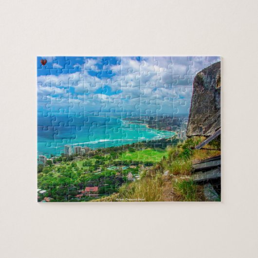 Hawaii Diamond Head Legpuzzel (Horizontaal)