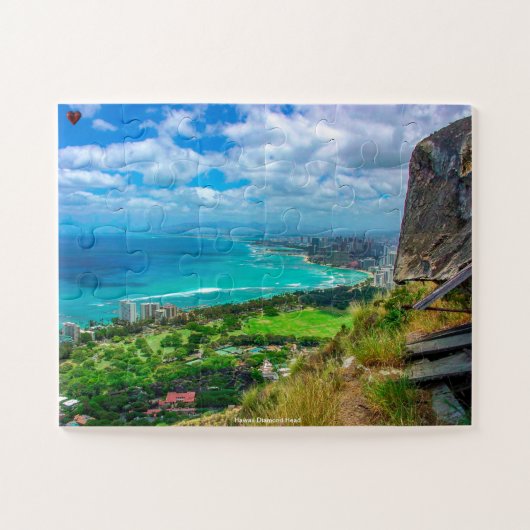 Hawaii Diamond Head Legpuzzel (Horizontaal)