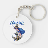 Hawaii diepzee vissen sleutelhanger (Achterkant)