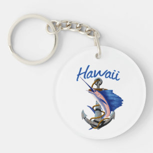 Hawaii diepzee vissen sleutelhanger