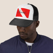 Hawaii Dive Flag Trucker Pet (In situ)