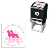 Hawaii Dogge Stamps Zelfinktende Stempel (In situ)
