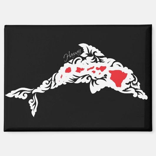 Hawaii Dolphin Islands Magneet (Voorkant)