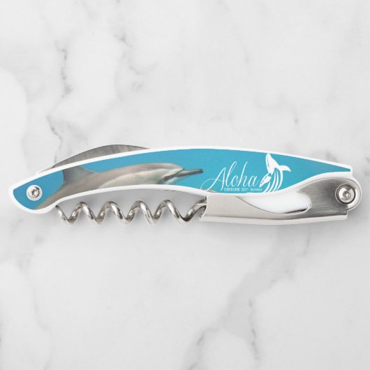 Hawaii Dolphins Islands Whale Kurkentrekker (Achterkant)