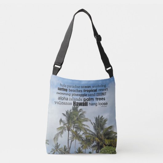 Hawaii Droomreis Crossbody Tas (Voorkant)