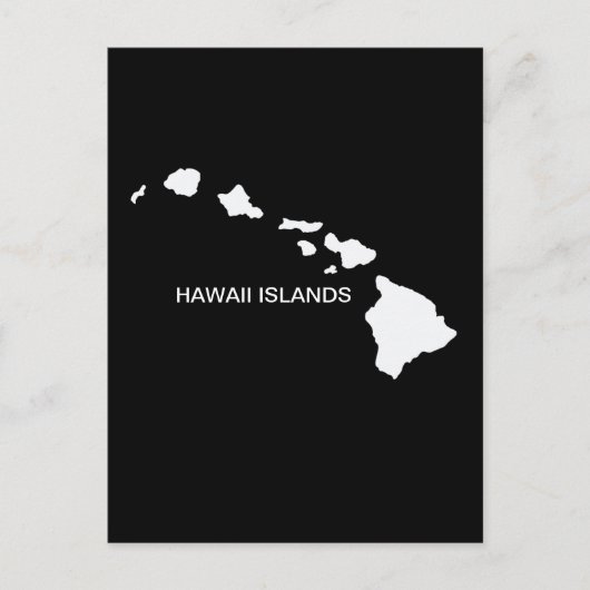 Hawaii Eight Islands Briefkaart (Voorkant)