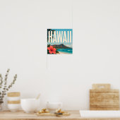 Hawaii Eiland Paradijs Reizen Poster (Keuken)