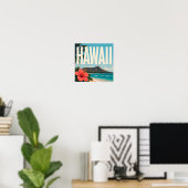 Hawaii Eiland Paradijs Reizen Poster (Thuiskantoor)