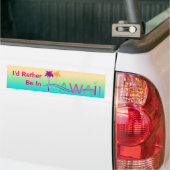 Hawaii-eilanden Bumpersticker (Op Truck)