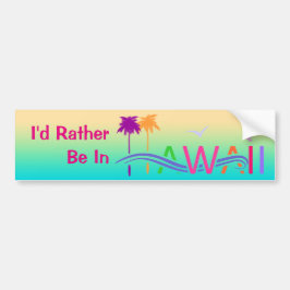 Hawaii-eilanden Bumpersticker