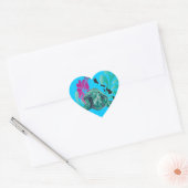 Hawaii-eilanden Hart Sticker (Envelop)