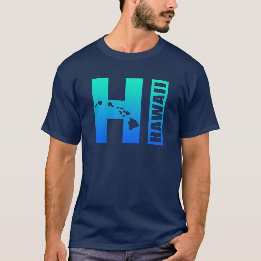 Hawaii-eilanden - HI T-shirt (Voorkant)