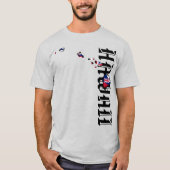 HAWAII EILANDEN HI Vlag ZWART T-shirt (Voorkant)