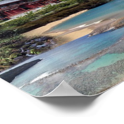 Hawaii-eilanden Poster (Hoek)