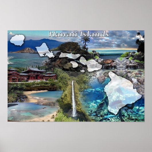 Hawaii-eilanden Poster (Voorkant)