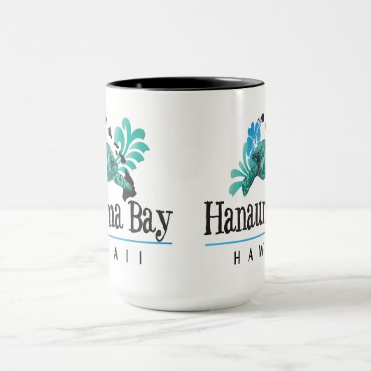 Hawaii Eilanden, Schildpad en Hibiscus Bloem Mok (Midden)