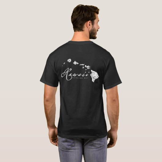 Hawaii-eilanden T-shirt (Achterkant volledig)