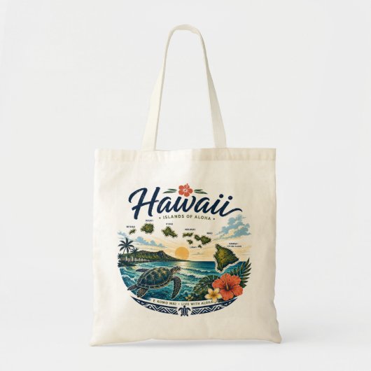 Hawaii-eilanden Tote Bag (Voorkant)