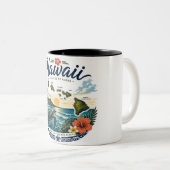 Hawaii-eilanden Tweekleurige Koffiemok (Voorkant rechts)