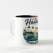 Hawaii-eilanden Tweekleurige Koffiemok (Voorkant links)