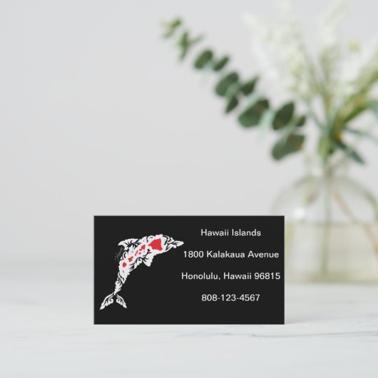 Hawaii-eilanden Visitekaartje (Staand voorkant)