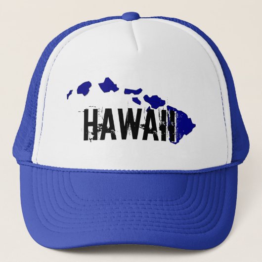 Hawaii eilanden wit blauw pet (Voorkant)