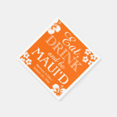 Hawaii eten, Drinken en zijn Maui 'd bruiloft serv Servet (Hoek)