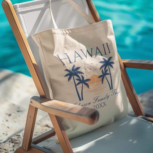 Hawaii Family Trip Canvas tas