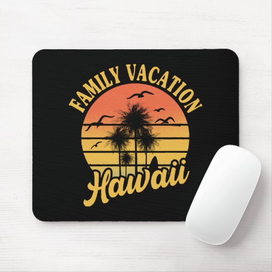 Hawaii Family Vacation 2022 Souvenir Gift Muismat (Met muis)