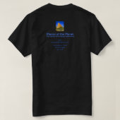 Hawaii Fern Glow natuur kunstschoonheid T-shirt (Design achterkant)