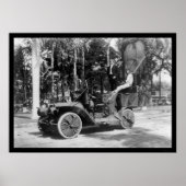 Hawaii Festival Auto Float tegen Yale 1912 Poster (Voorkant)