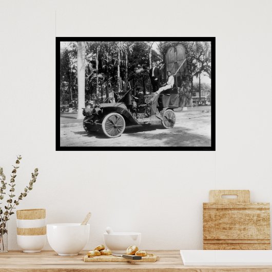 Hawaii Festival Float met Yale Pennant 1912 Poster (Keuken)