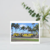 Hawaii Fire Truck Briefkaart (Staand voorkant)
