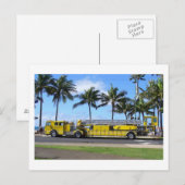 Hawaii Fire Truck Briefkaart (Voorkant / Achterkant)