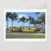 Hawaii Fire Truck Briefkaart (Voorkant)